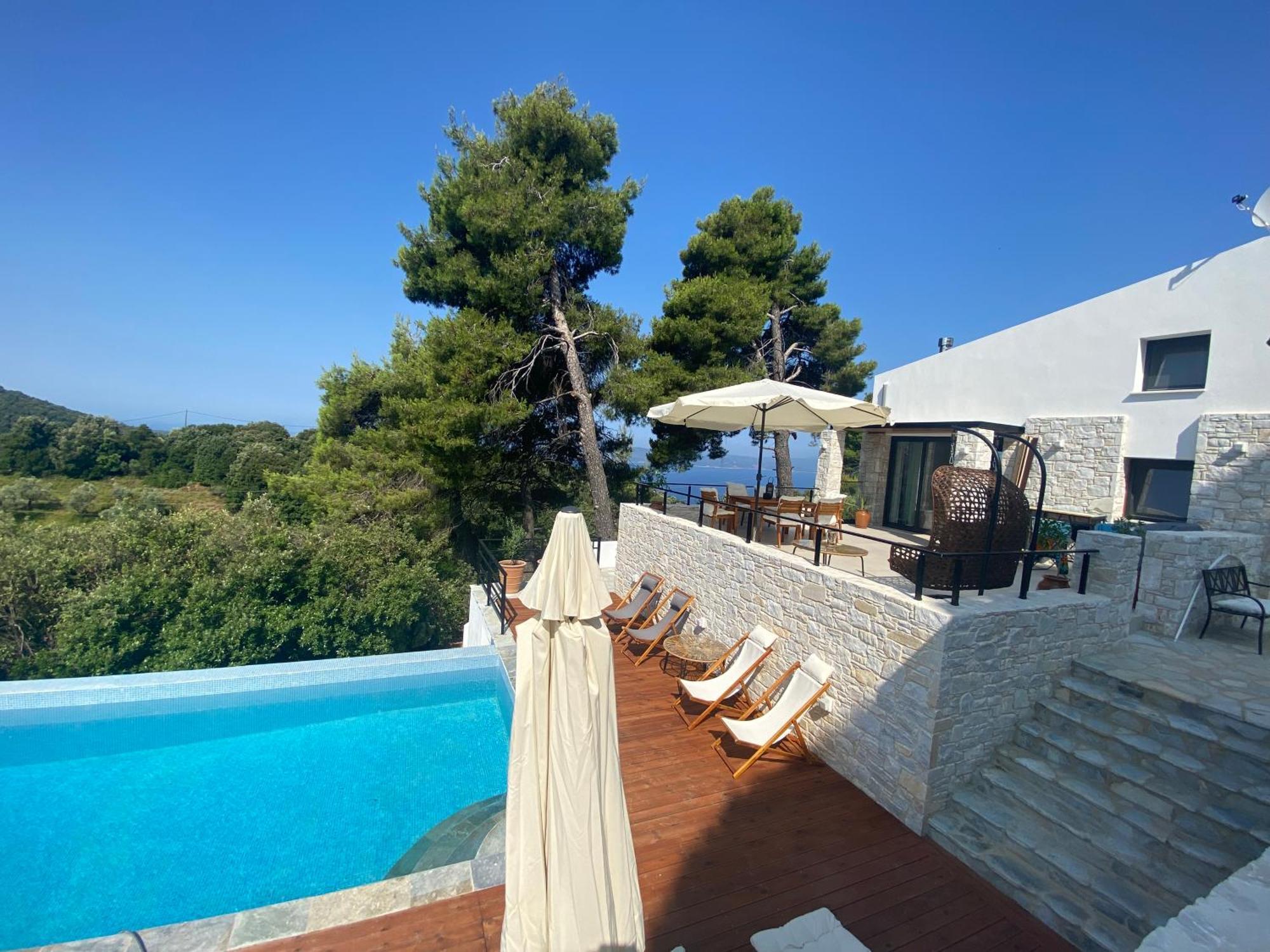 Allure Luxury Villas 3&4 Serenity Retreat Moni Evaggelistrias ภายนอก รูปภาพ