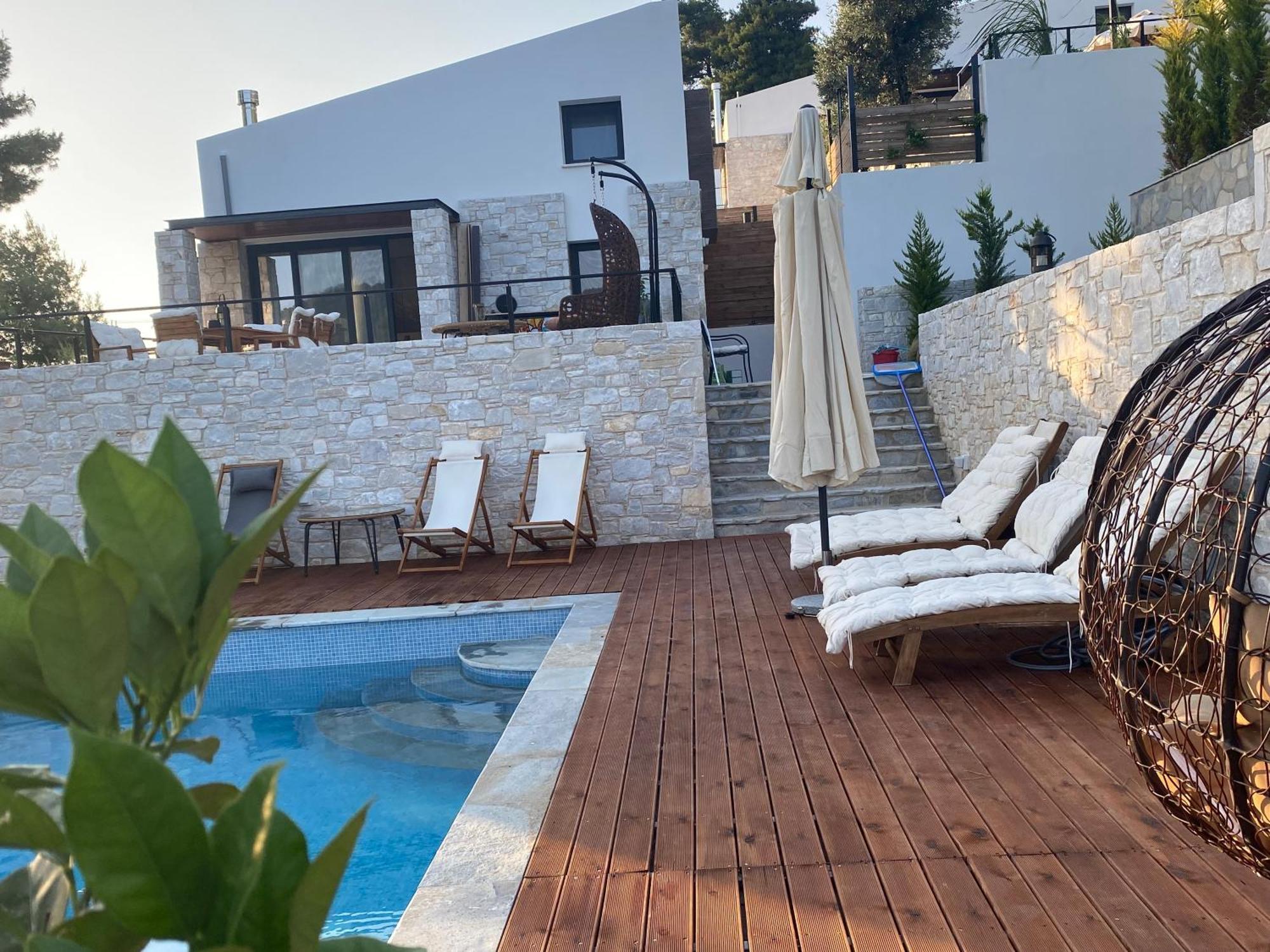 Allure Luxury Villas 3&4 Serenity Retreat Moni Evaggelistrias ภายนอก รูปภาพ