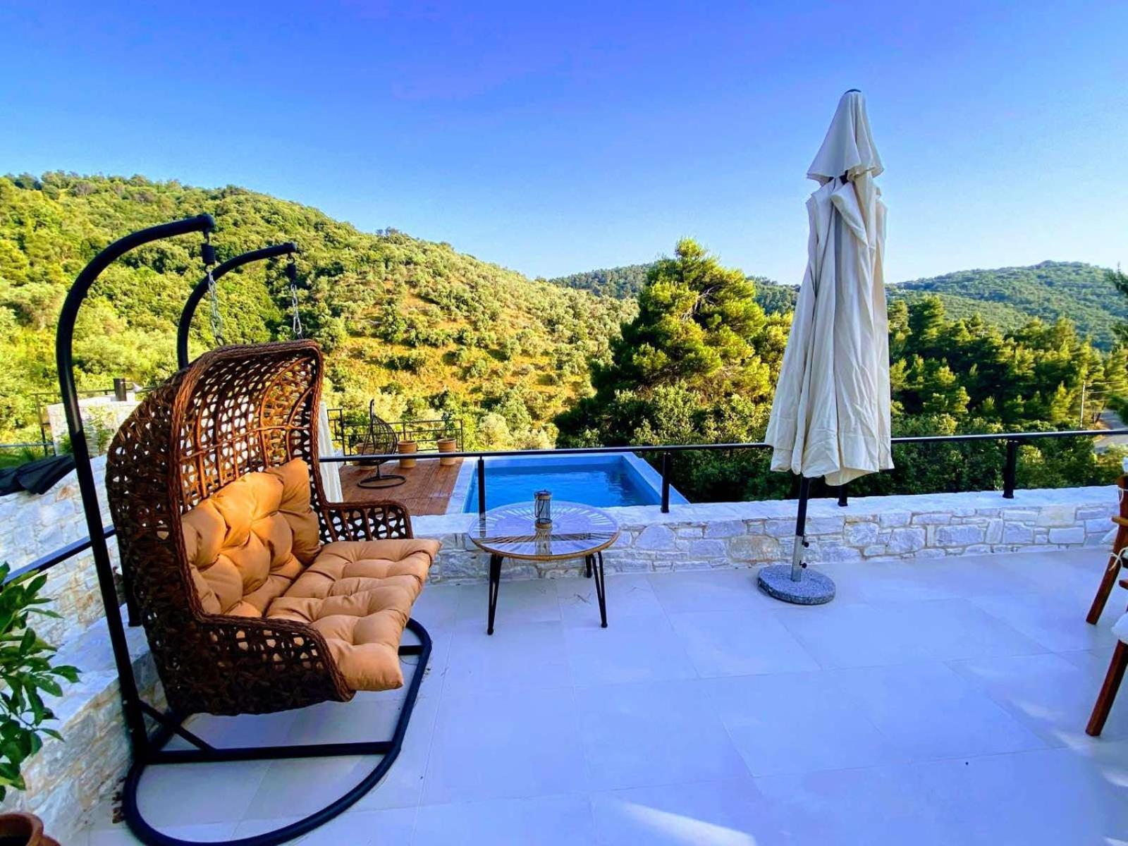 Allure Luxury Villas 3&4 Serenity Retreat Moni Evaggelistrias ภายนอก รูปภาพ