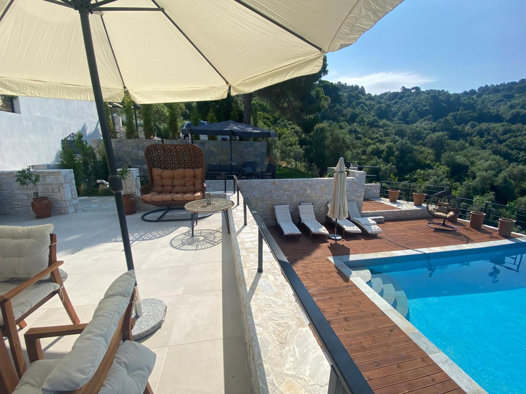 Allure Luxury Villas 3&4 Serenity Retreat Moni Evaggelistrias ภายนอก รูปภาพ