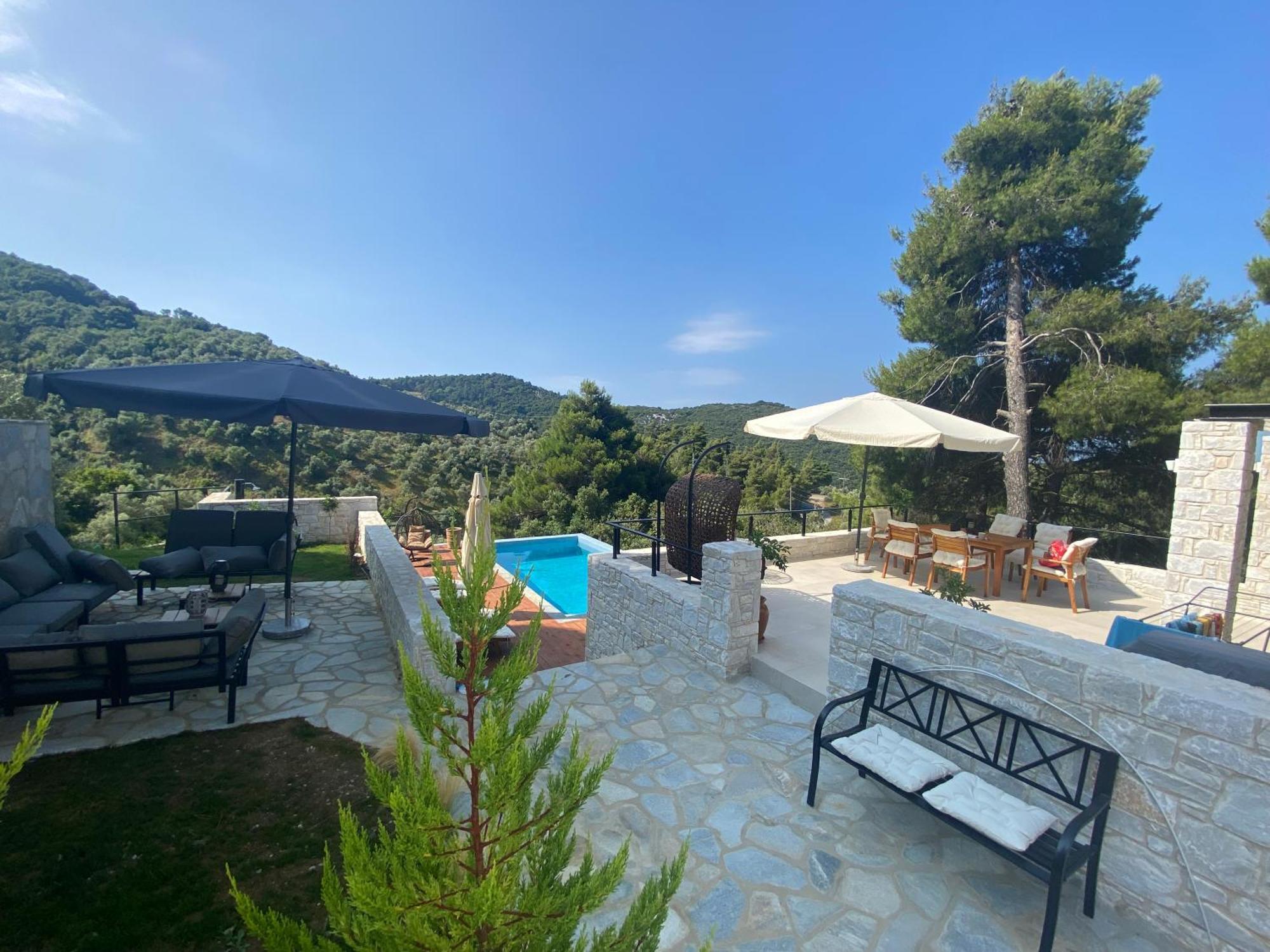 Allure Luxury Villas 3&4 Serenity Retreat Moni Evaggelistrias ภายนอก รูปภาพ